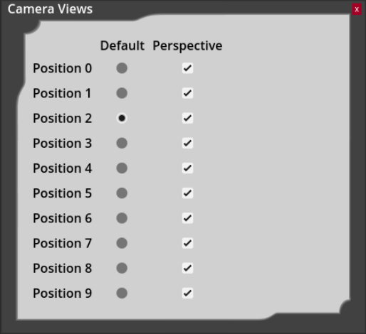 CUWB Viewer Camera Default
